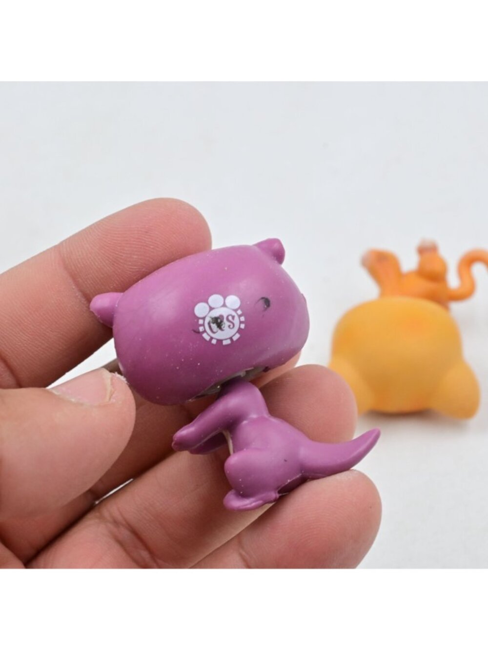 LPS Littlest Pet Shop Toy Lot Of 5 Animals Glitter Paint Splash Monkey Cat Bird - Picture 9 of 10